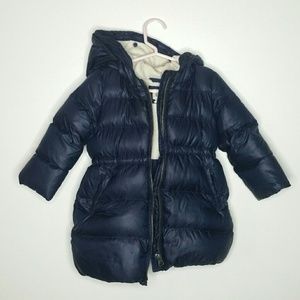 Navy Puffer Coat